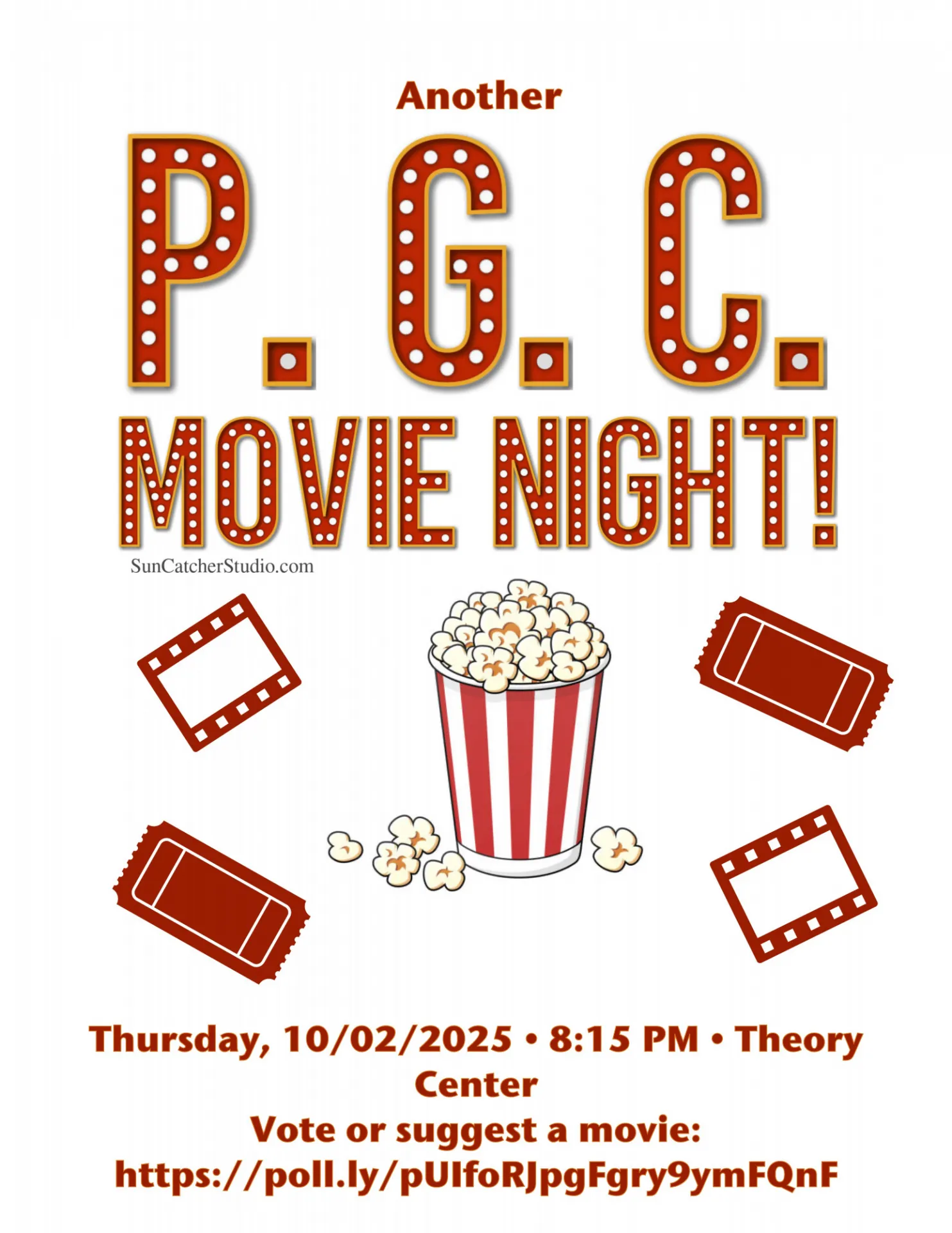 Flyer advertising event