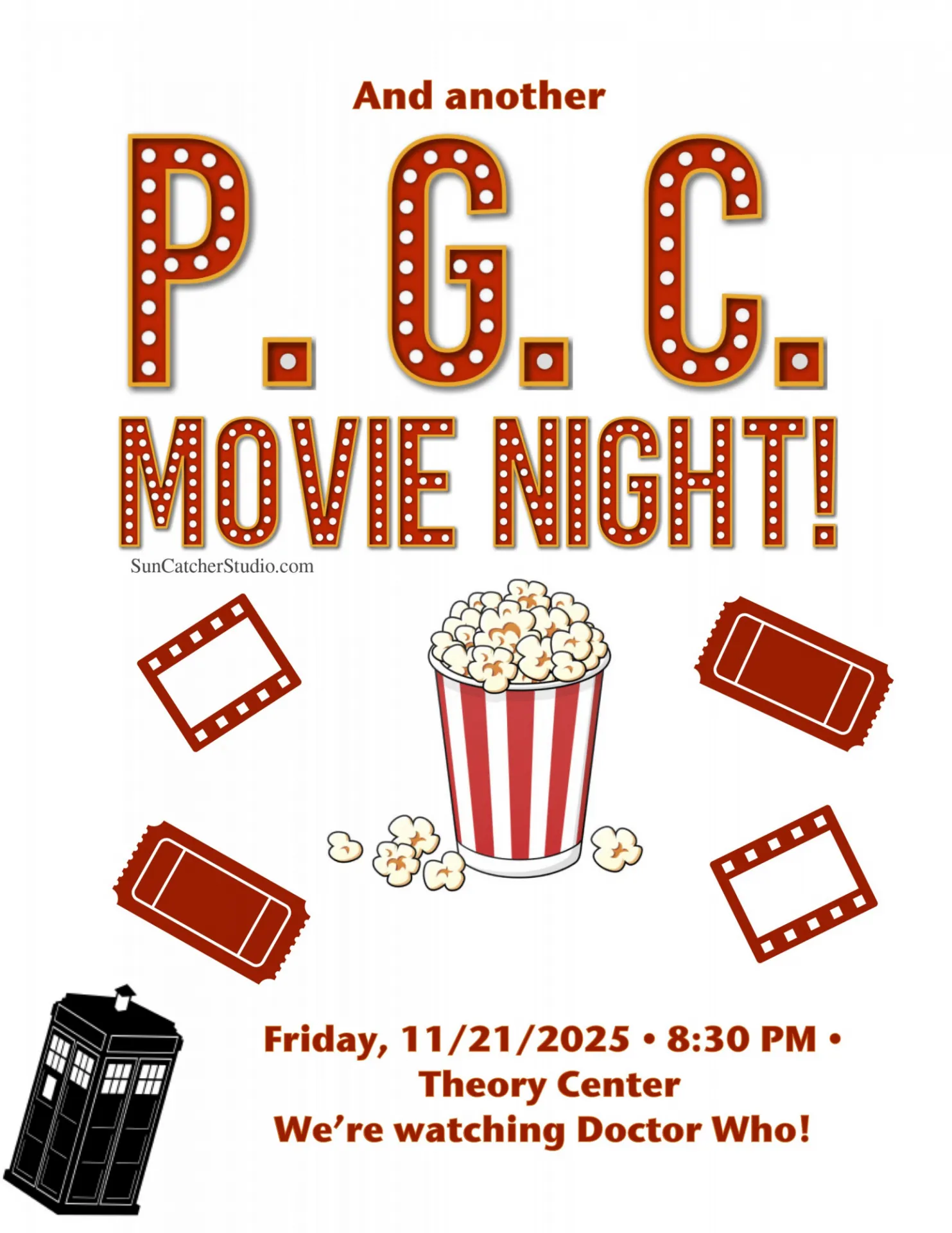 Flyer advertising event