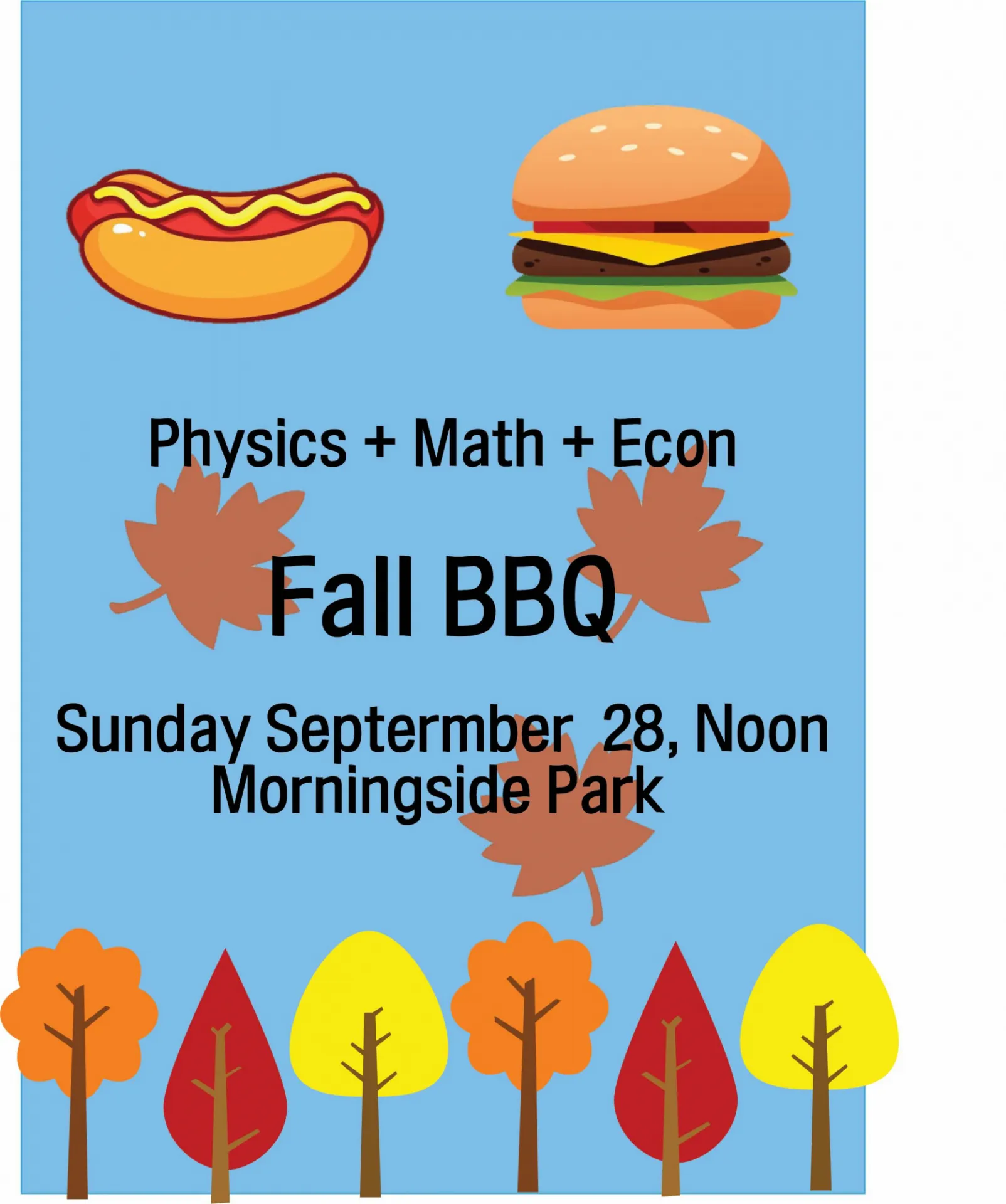Flyer advertising the event