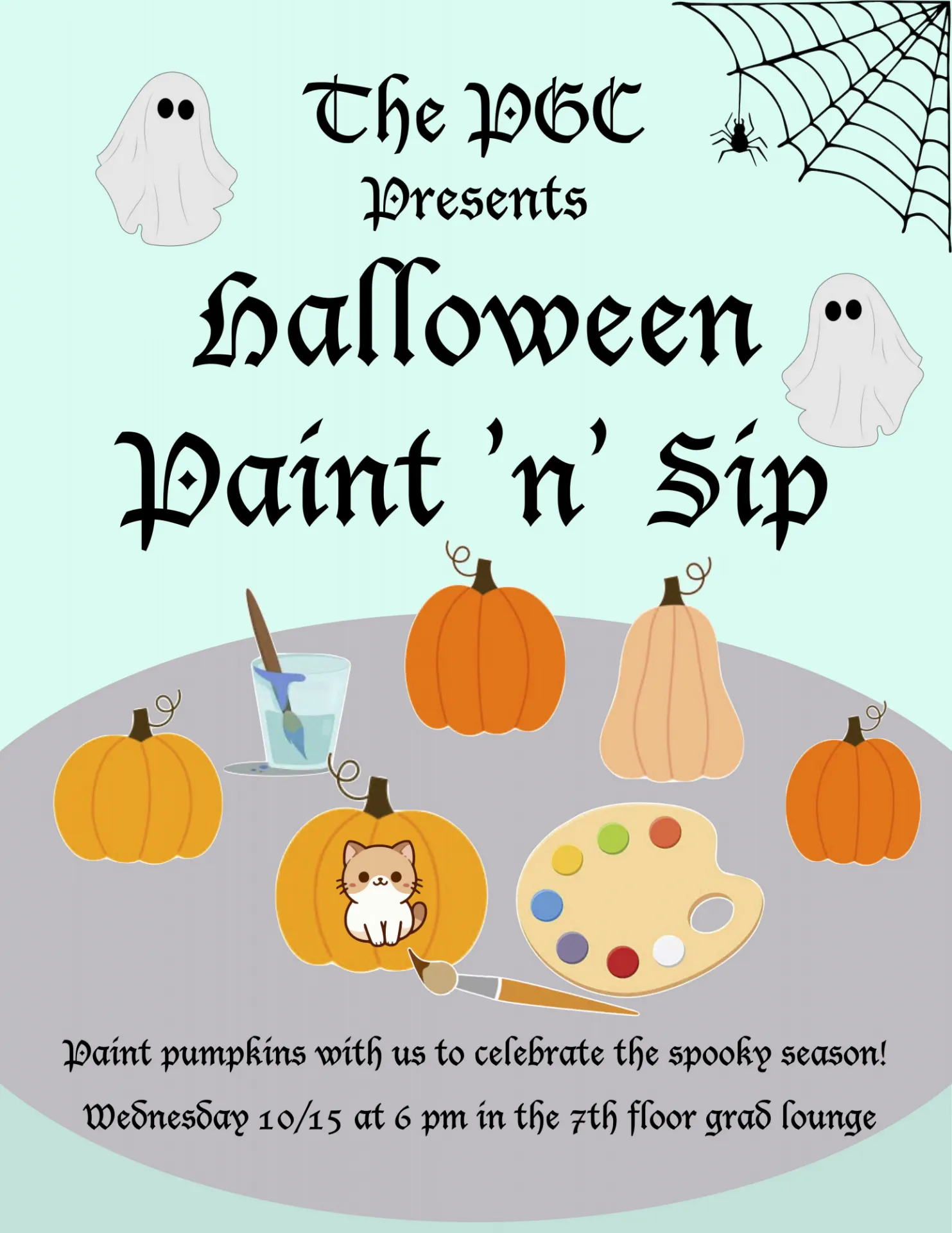 Flyer advertising event.